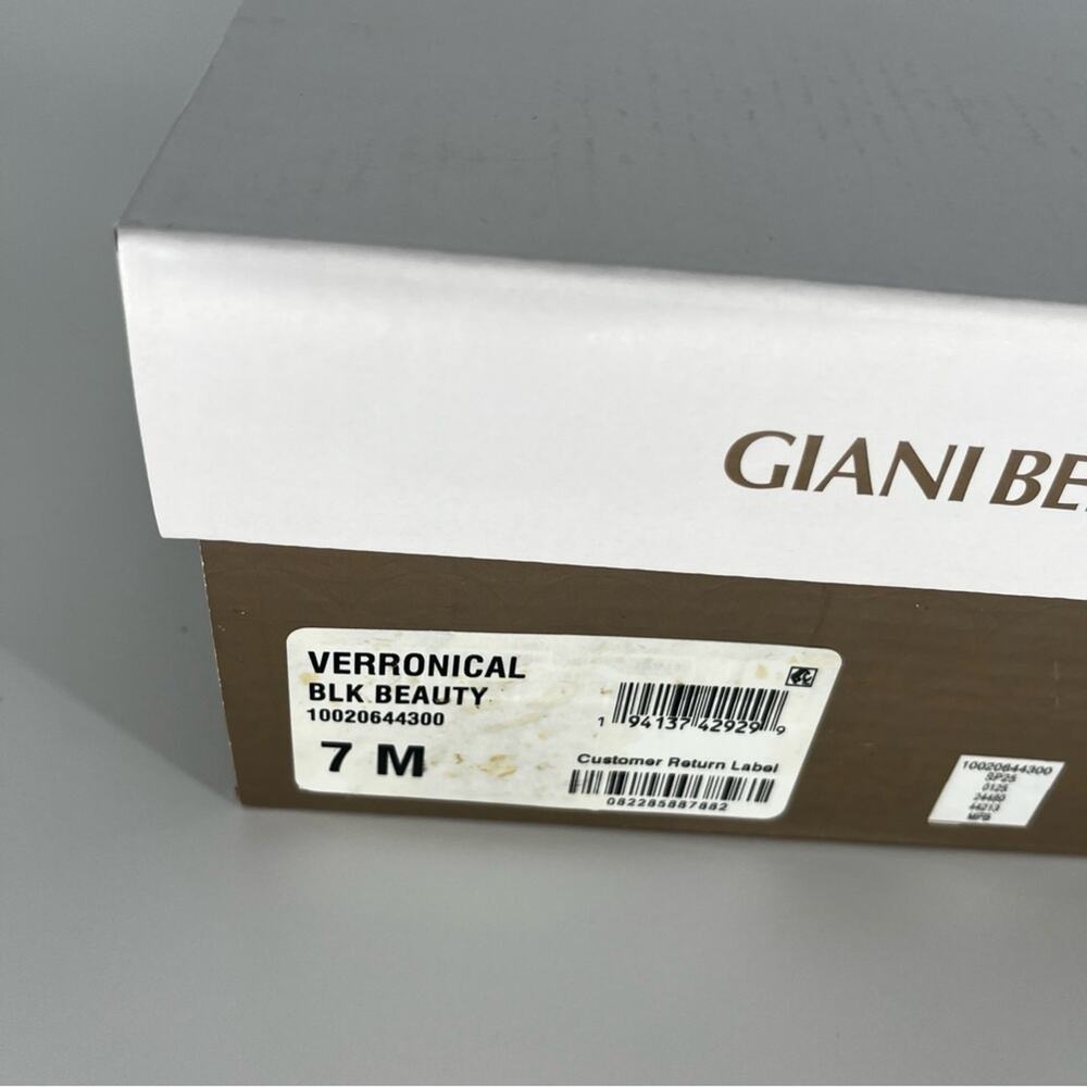 Giani Bernini Verronica Almond Toe Pump heels black beauty - 7 - Picture 14 of 14